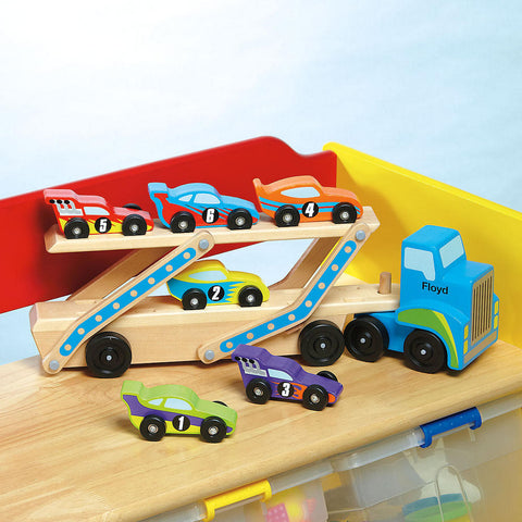 Melissa & Doug® Mega Race Car Carrier